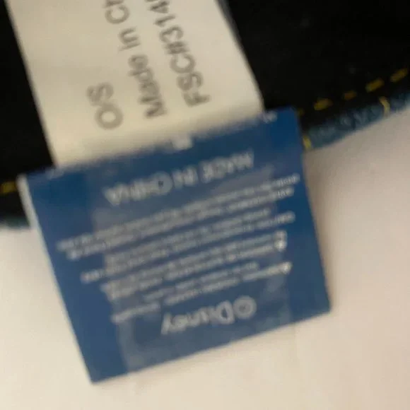 Disney World Mickey Mouse Blue Denim Adjustable Baseball Cap Hat Retro - Picture 6 of 7